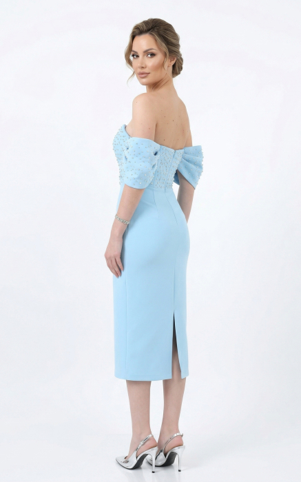 Rochie Farryn midi bleu [2]