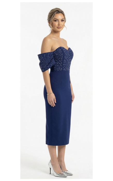 Rochie Farryn midi bleumarin [2]