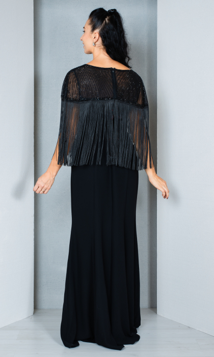 Rochie Freya lunga neagra [5]