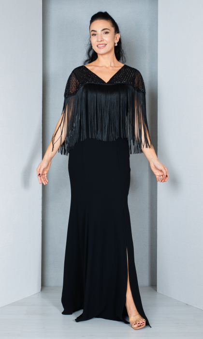 Rochie Freya lunga neagra [3]