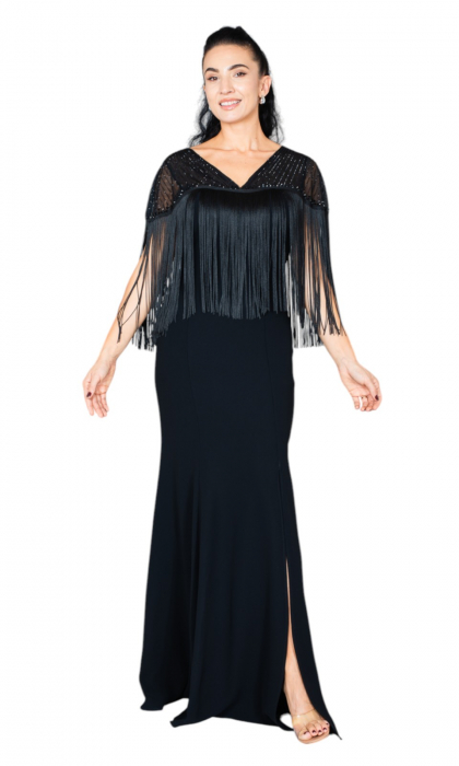 Rochie Freya lunga neagra [6]