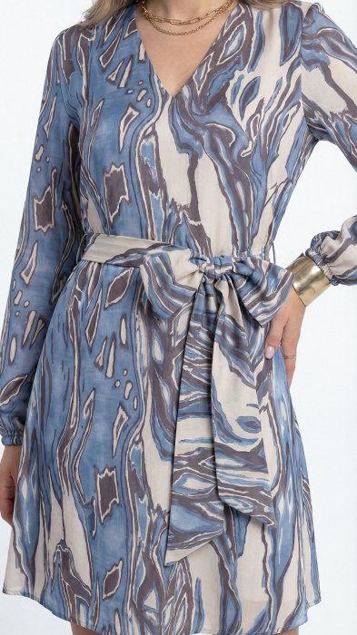 Rochie Fatou scurta albastra [4]