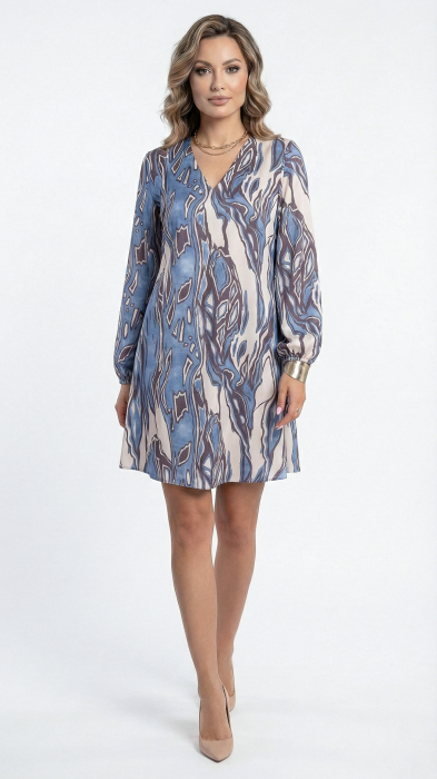 Rochie Fatou scurta albastra [2]