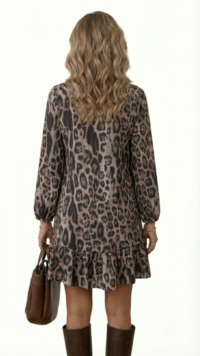 Rochie Favor scurta animal-print [4]