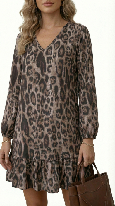 Rochie Favor scurta animal-print [3]
