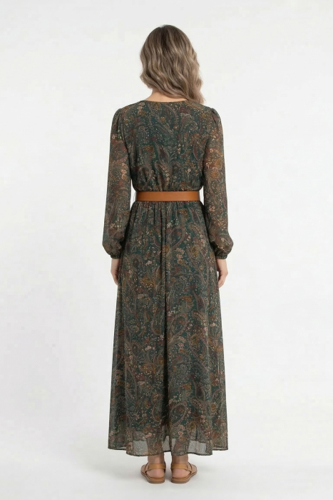 Rochie Fenyx midi verde [3]