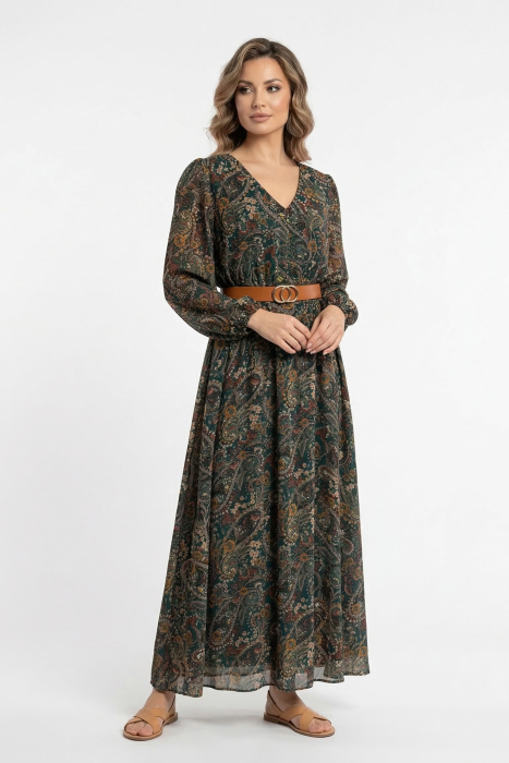 Rochie Fenyx midi verde [2]