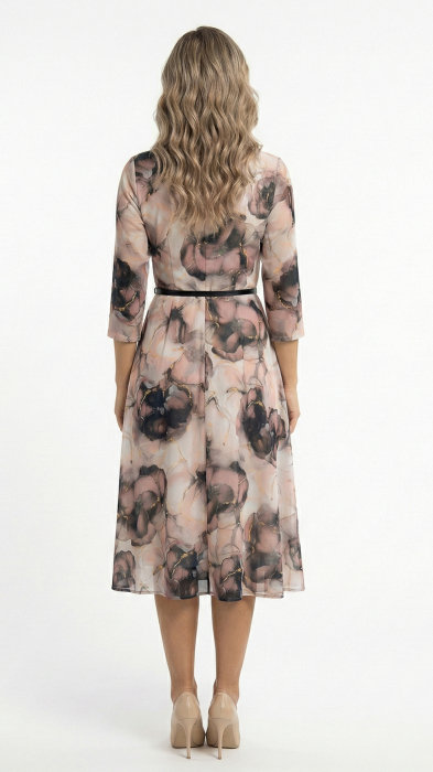 Rochie Fia midi crem [5]