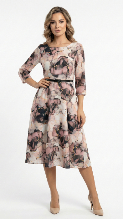 Rochie Fia midi crem [2]