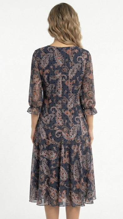 Rochie Finn midi bleumarin [5]