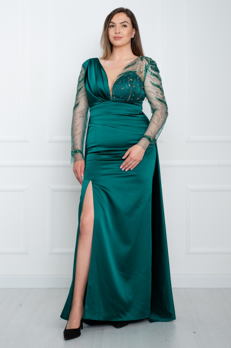 Rochie lunga verde [2]