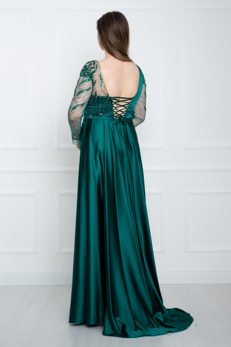 Rochie lunga verde [3]