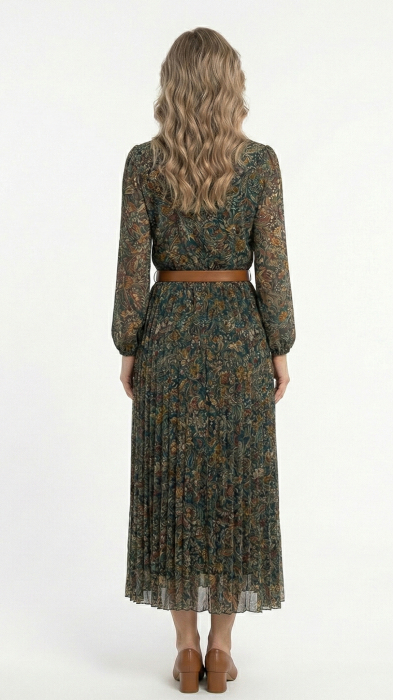 Rochie Fraidy midi verde [6]