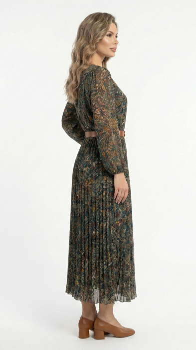 Rochie Fraidy midi verde [5]
