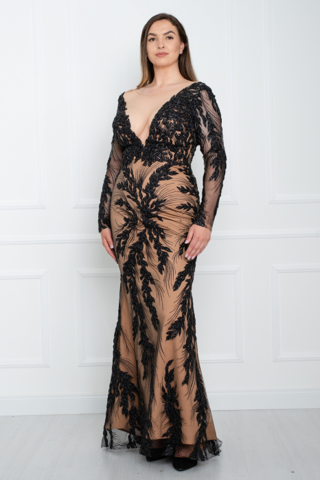 Rochie lunga neagra [2]