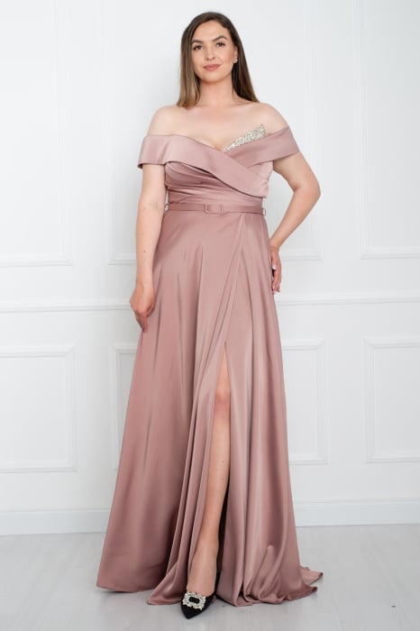 Rochie lunga pudra [2]