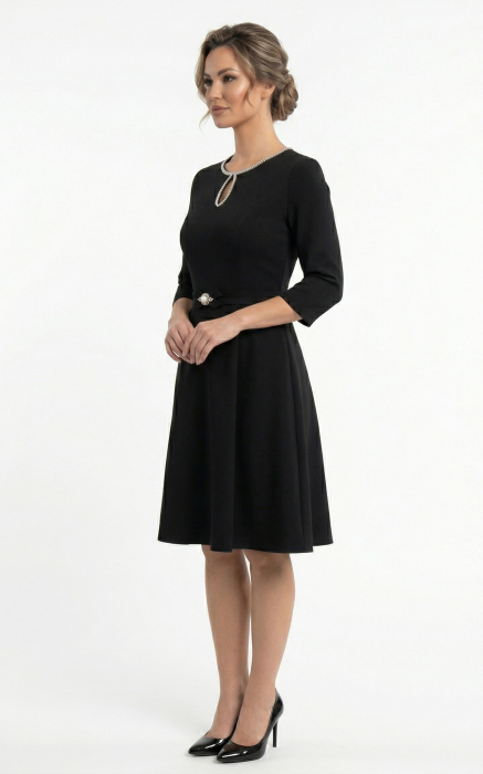 Rochie Galaxy scurta neagra [5]