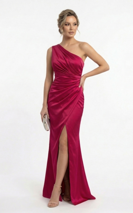 Rochie Gemma lunga fucsia1 [2]