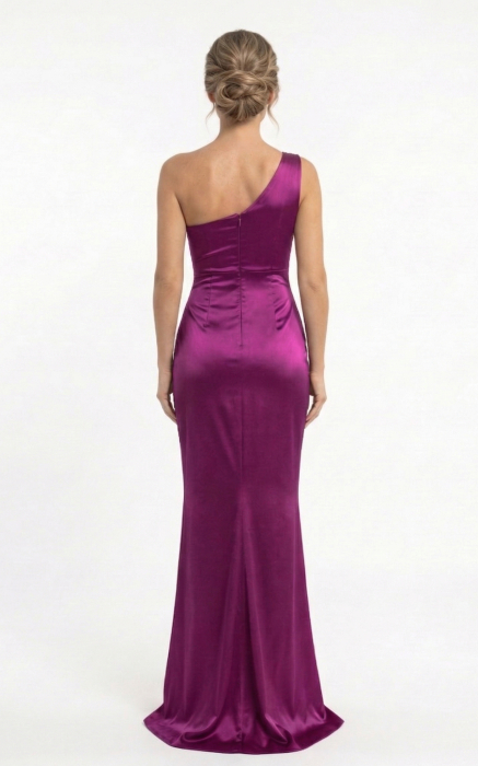 Rochie Gemma lunga fucsia2 [4]