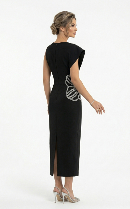 Rochie Genesis midi neagra [4]