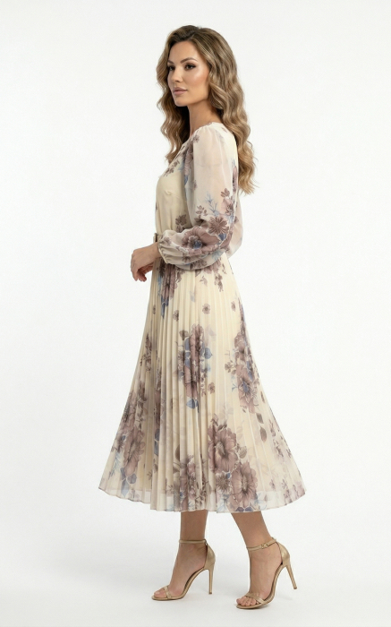 Rochie Georgianna bej [2]