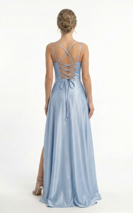 Rochie Gia lunga bleu [3]
