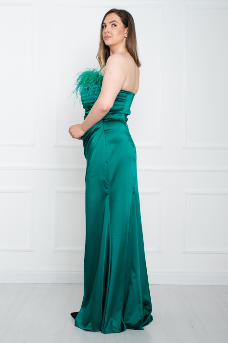 Rochie lunga verde [3]