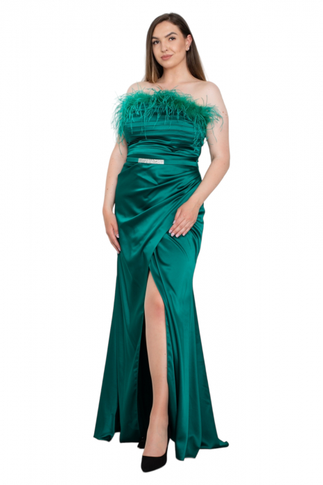 Rochie lunga verde [5]