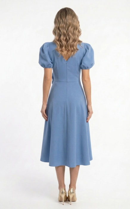 Rochie Giannah midi bleu [3]
