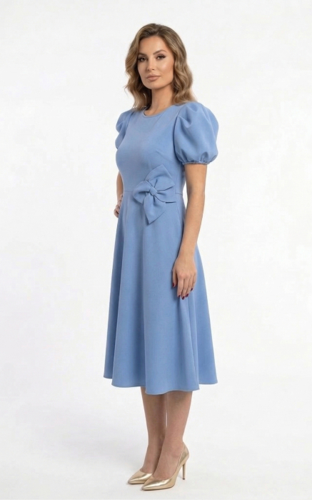Rochie Giannah midi bleu [2]