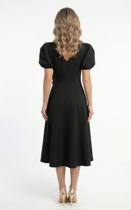 Rochie Giannah midi neagra [3]