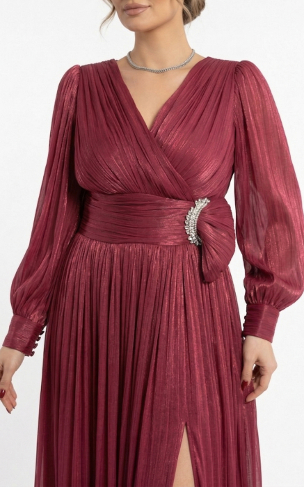 Rochie Gina bordo [4]