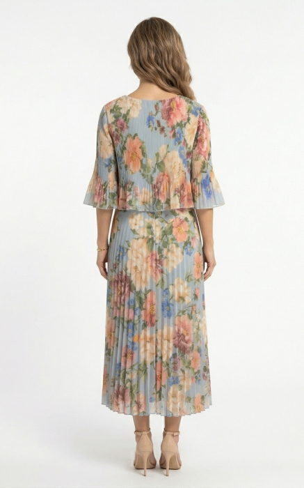 Rochie Ginny midi albastra [3]