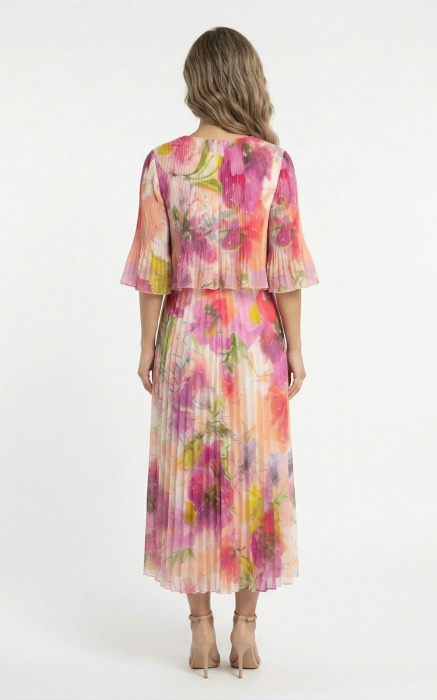 Rochie Ginny midi roz [3]