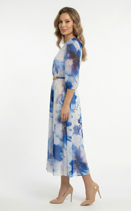 Rochie Goddess midi albastra [3]