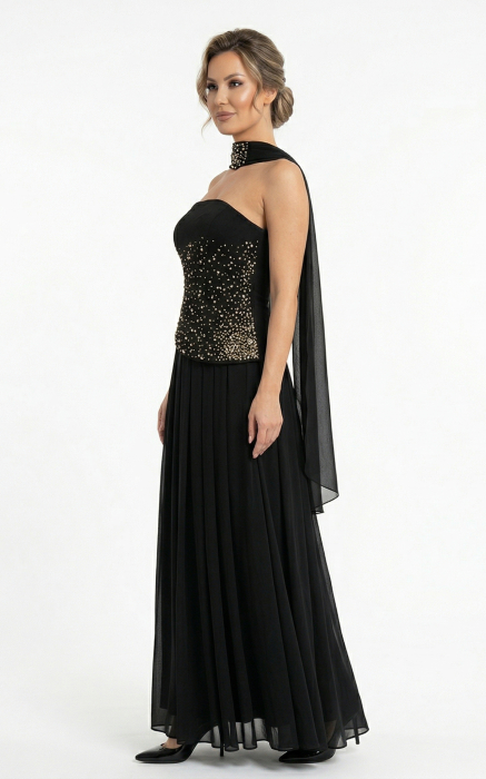 Rochie Gracyn lunga bleu [3]
