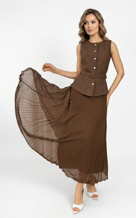 Rochie Guinevere maro [2]