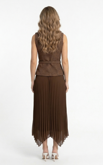 Rochie Guinevere maro [4]