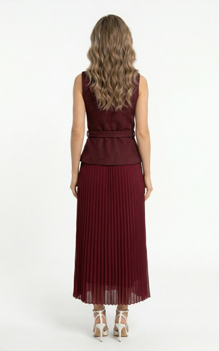 Rochie Guinevere midi bordo [3]