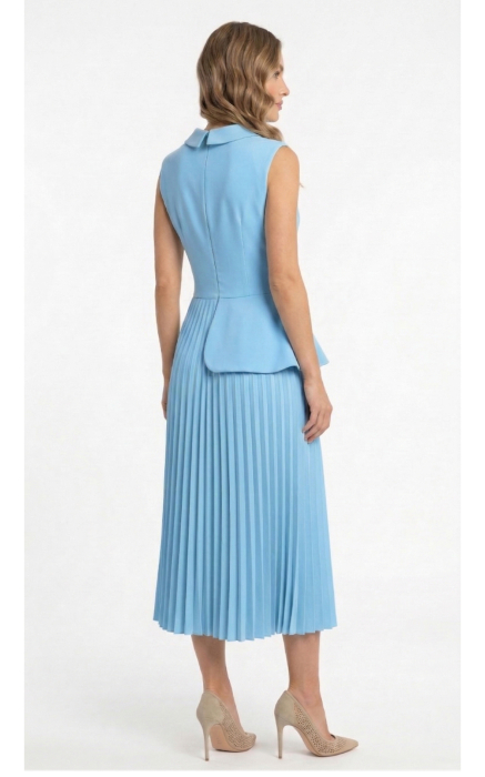 Rochie Gwenivere midi bleu [3]