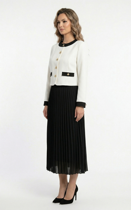 Rochie Gwenyth alba [2]