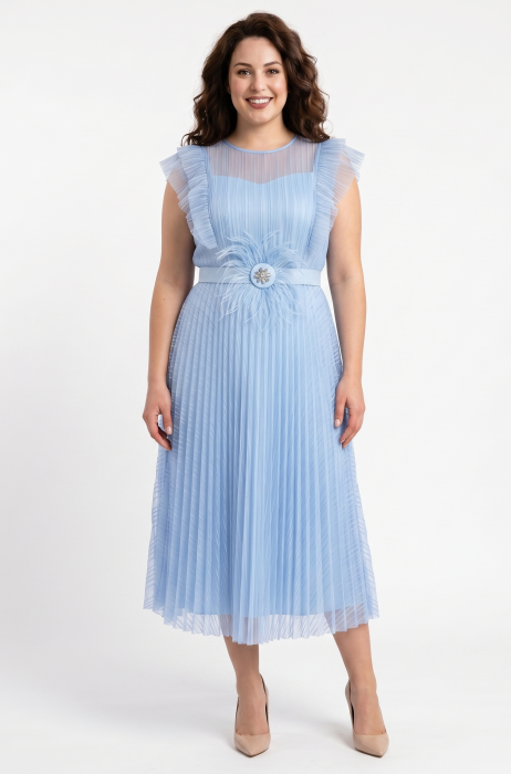 Rochie Gypsy midi bleu [5]