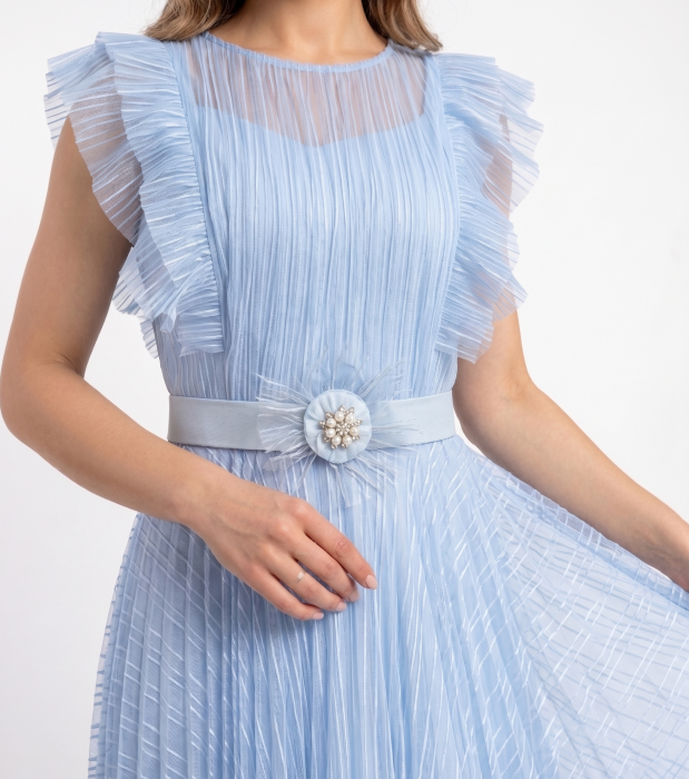 Rochie Gypsy midi bleu [3]