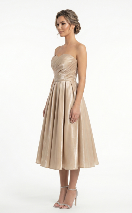 Rochie Hadleigh midi bej [2]