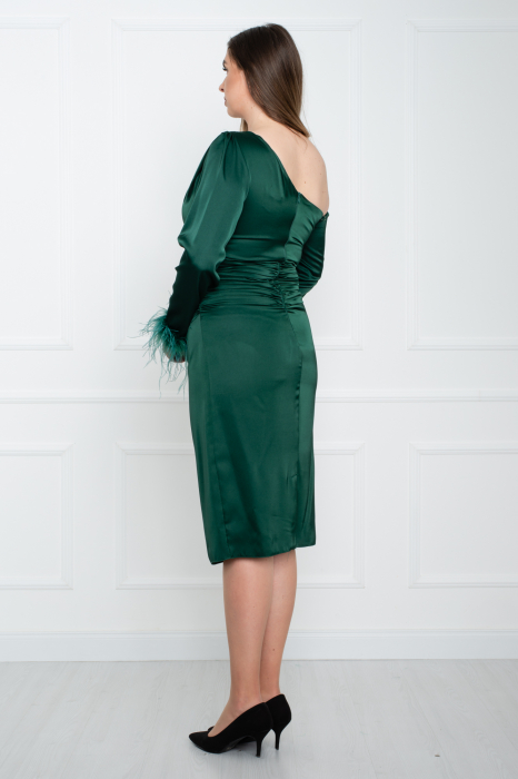 Rochie midi verde [3]