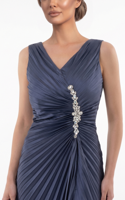 Rochie Haley lunga bleumarin [6]