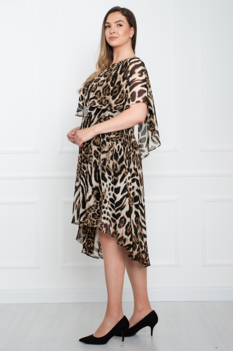 Rochie midi animal-print [3]