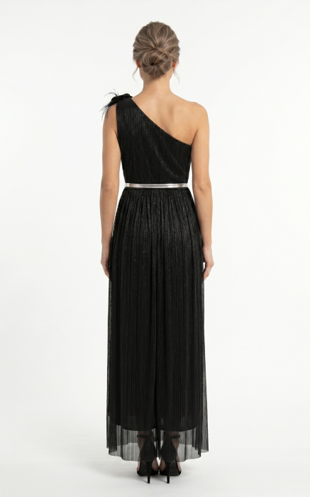Rochie Hayley lunga neagra [3]
