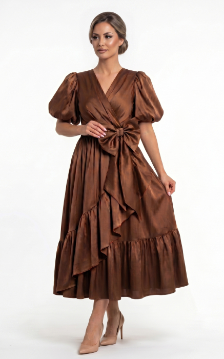 Rochie Holland midi maro [3]