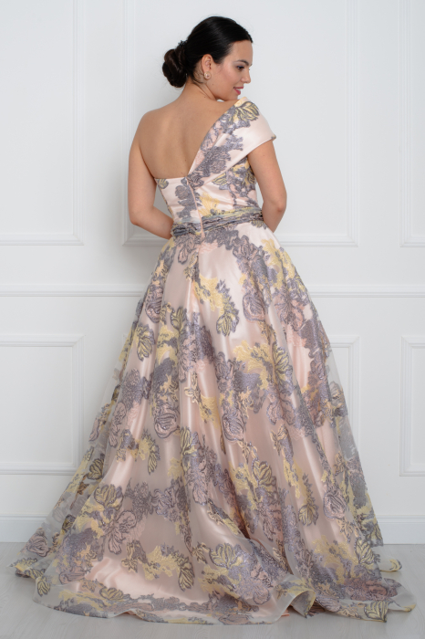 Rochie lunga pudra [3]